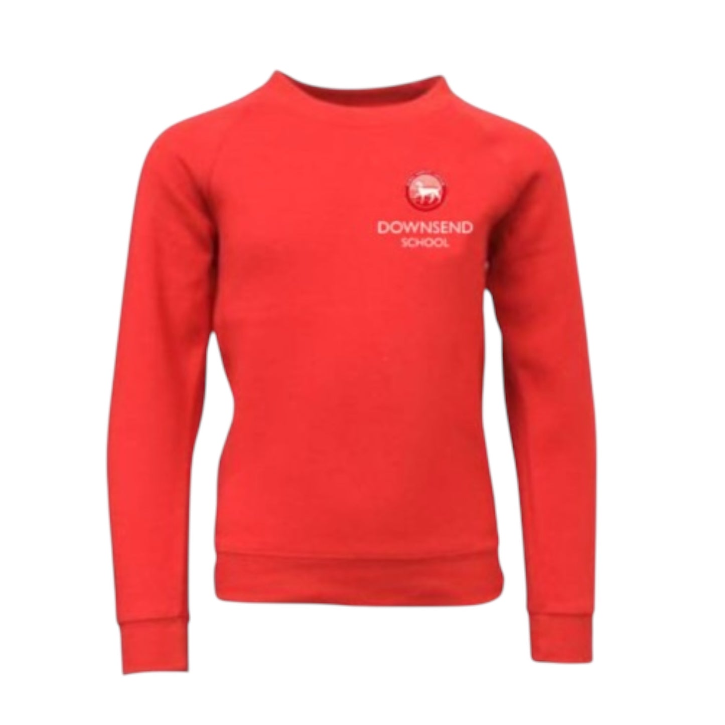 Red Sweatshirt with School Logo