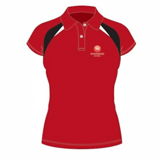Downsend Red Sports Polo